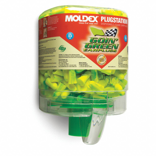 Moldex 6646 Goin Green Plugstation With Mounting Bracket (250 Pairs)