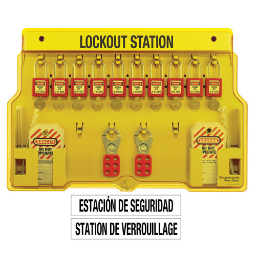 Master Lock 1483BP410 Safety Series Lockout Stations