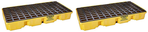 Eagle 1632D 2 Drum Modular Platform-Yellow W/Drain