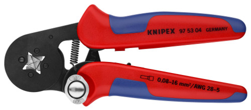 Knipex 97 53 04 Self-Adjusting Crimping Pliers For Wire Ferrules