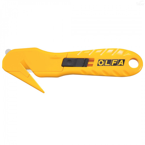 OLFA Hook-Style Safety Cutter,6-9/32in,Yellow SK-10