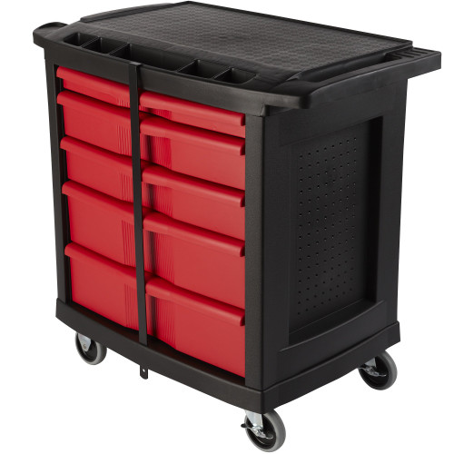 RUBBERMAID Mobile Cab Bench,Plstc,32-5/8"W FG773488BLA