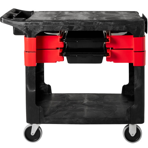 RUBBERMAID Mobile Cab Bench,Plastic,38"W,19-1/4" D FG618000BLA