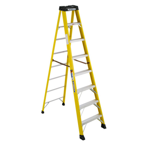 Werner 6108 8Ft Type Ia Fiberglass Step Ladder 6108