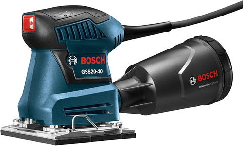BOSCH Orbital Sander,Soft Grip,2.7 lb. GSS20-40