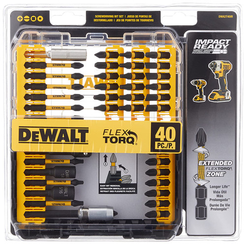 Dewalt DWA2T40IR 40 Pc Impct Rdy Screw Lock Screwdri