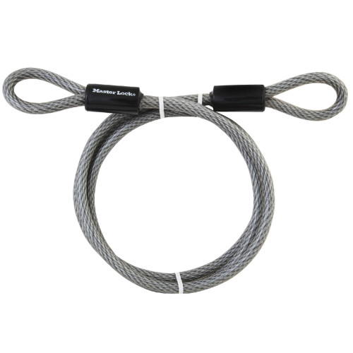 Master Lock 78DPF 6Ft (1.8M) 3/8In (10 mm )Dia. Looped Cable (4 EA)