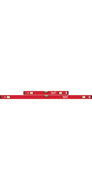 Milwaukee MLCMS48 24 in./48 in. REDSTICK Compact Box Level Set