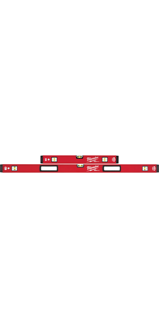Milwaukee MLBXSM48 24 in./48 in. REDSTICK Magnetic Box Level Set
