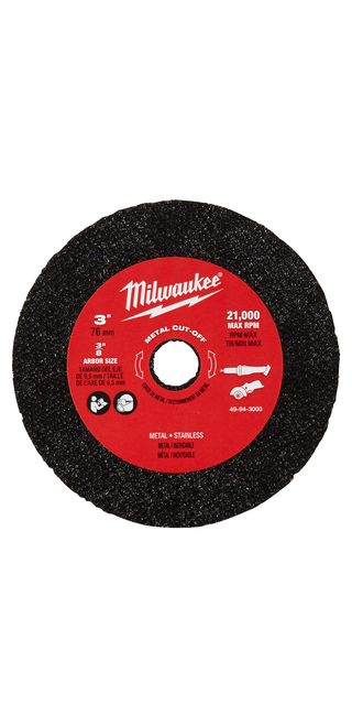 Milwaukee 49-94-3000 3 in. Metal Cut Off Wheel 3 pk