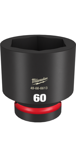 Milwaukee 49-66-6613 SHOCKWAVE Impact Duty 1" Drive 60MM Standard 6 Point Socket