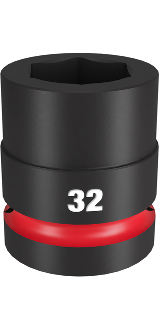 Milwaukee 49-66-6597 SHOCKWAVE Impact Duty 1" Drive 32MM Standard 6 Point Socket