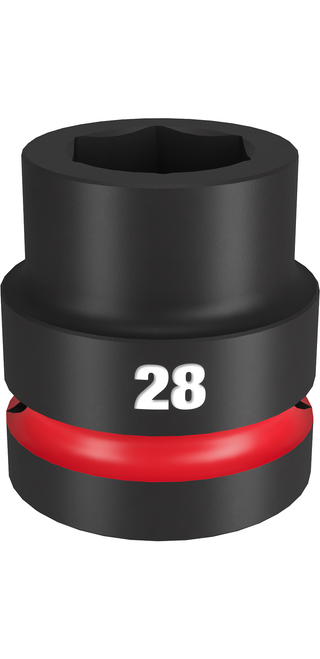 Milwaukee 49-66-6593 SHOCKWAVE Impact Duty 1" Drive 28MM Standard 6 Point Socket