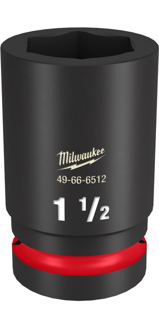 Milwaukee 49-66-6512 SHOCKWAVE Impact Duty 1" Drive 1-1/2" Deep 6 Point Socket