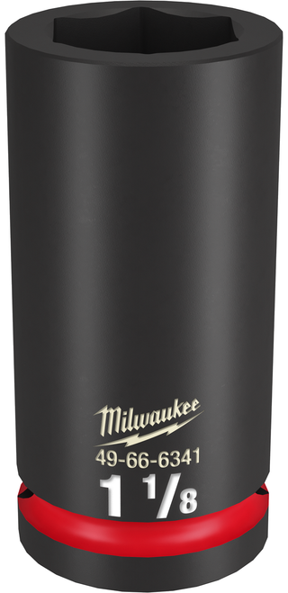 Milwaukee 49-66-6341 SHOCKWAVE Impact Duty 3/4" Drive 1-1/8" Deep 6 Point Socket