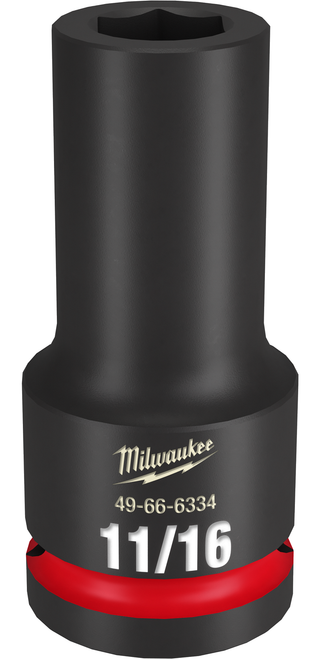 Milwaukee 49-66-6334 SHOCKWAVE Impact Duty 3/4" Drive 11/16" Deep 6 Point Socket