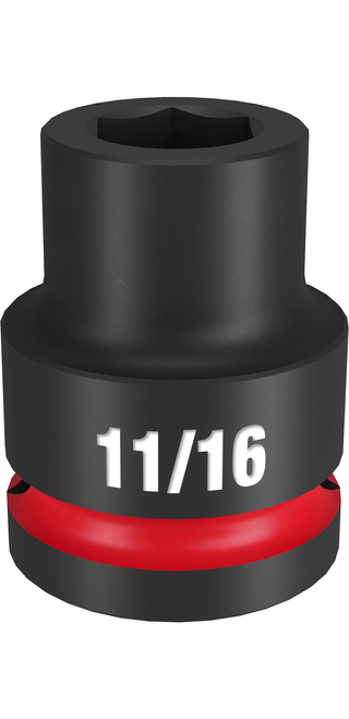 Milwaukee 49-66-6302 SHOCKWAVE Impact Duty 3/4" Drive 11/16" Standard 6 Point Socket