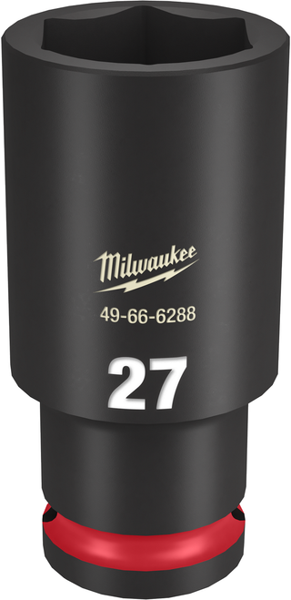 Milwaukee 49-66-6288 SHOCKWAVE Impact Duty 1/2" Drive 27MM Deep 6 Point Socket
