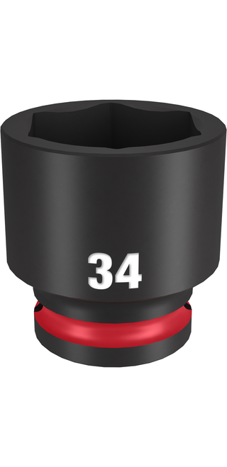 Milwaukee 49-66-6266 SHOCKWAVE Impact Duty 1/2" Drive 34MM Standard 6 Point Socket