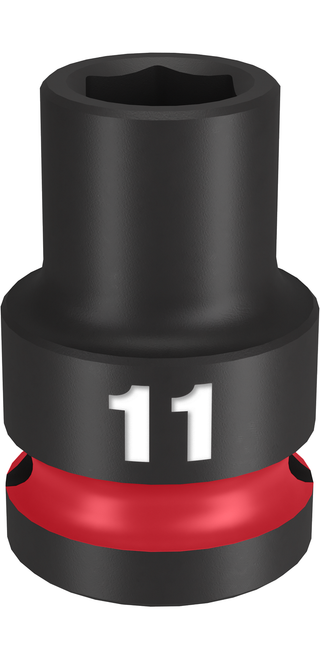 Milwaukee 49-66-6243 SHOCKWAVE Impact Duty 1/2" Drive 11MM Standard 6 Point Socket