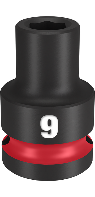 Milwaukee 49-66-6241 SHOCKWAVE Impact Duty 1/2" Drive 9MM Standard 6 Point Socket