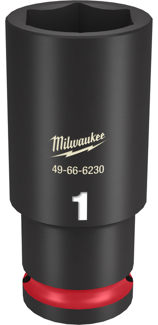Milwaukee 49-66-6230 SHOCKWAVE Impact Duty 1/2" Drive 1" Deep 6 Point Socket