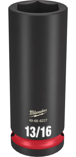 Milwaukee 49-66-6227 SHOCKWAVE Impact Duty 1/2" Drive 13/16" Deep 6 Point Socket