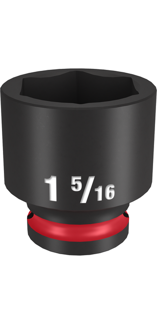 Milwaukee 49-66-6215 SHOCKWAVE Impact Duty 1/2" Drive 1-5/16" Standard 6 Point Socket