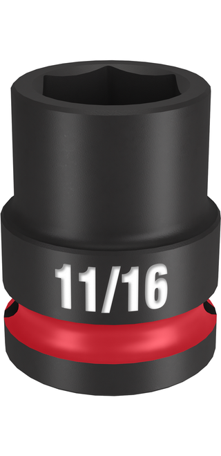 Milwaukee 49-66-6205 SHOCKWAVE Impact Duty 1/2" Drive 11/16" Standard 6 Point Socket