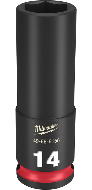 Milwaukee 49-66-6156 SHOCKWAVE Impact Duty 3/8" Drive 14MM Deep 6 Point Socket