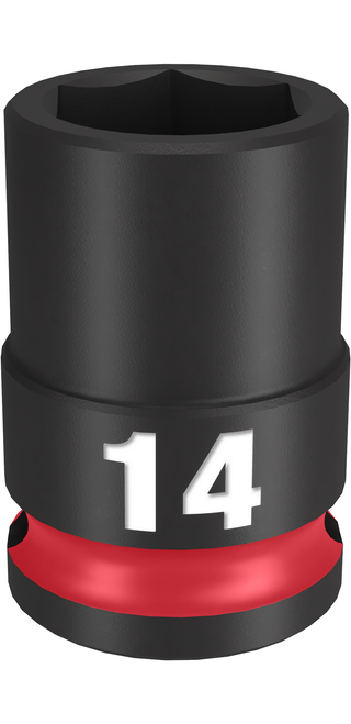 Milwaukee 49-66-6138 SHOCKWAVE Impact Duty 3/8" Drive 14MM Standard 6 Point Socket