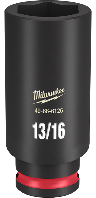 Milwaukee 49-66-6126 SHOCKWAVE Impact Duty 3/8" Drive 13/16" Deep 6 Point Socket
