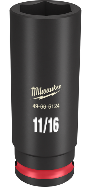 Milwaukee 49-66-6124 SHOCKWAVE Impact Duty 3/8" Drive 11/16" Deep 6 Point Socket
