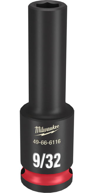 Milwaukee 49-66-6116 SHOCKWAVE Impact Duty 3/8" Drive 9/32" Deep 6 Point Socket
