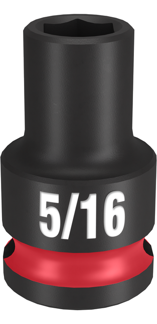 Milwaukee 49-66-6102 SHOCKWAVE Impact Duty 3/8" Drive 5/16" Standard 6 Point Socket