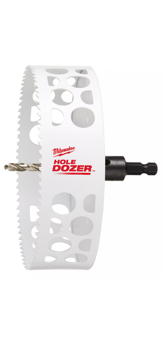 Milwaukee 49-56-9698 6" HOLE DOZER Bi-Metal Hole Saw with Arbor