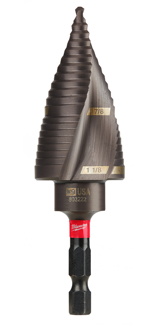 Milwaukee 48-89-9249 SHOCKWAVE Impact Duty Step Bit #9 7/8 in. &1-1/8 in.