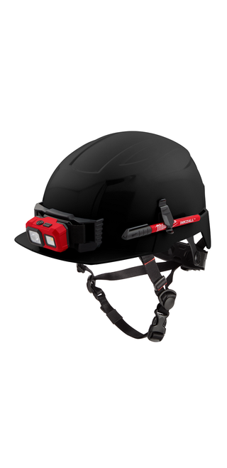 Milwaukee 48-73-1331 Black Front Brim Safety Helmet (USA) - Type 2, Class E
