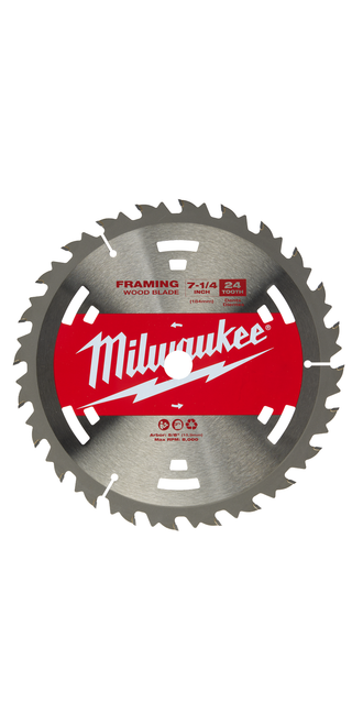 Milwaukee 48-41-0710 7-1/4 in. 24T Basic Framer Circular Saw Blade