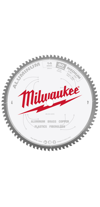 Milwaukee 48-40-4370 14 in. Aluminum Cutting Circular Saw Blade