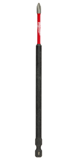 Milwaukee 48-32-4801 SHOCKWAVE 6 in. Phillips #1 Impact Driver Bit-Bulk 10