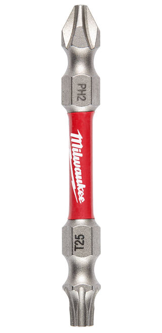 Milwaukee 48-32-4312 SHOCKWAVE Impact Phillips #2 / Torx T25 Double Ended Bit