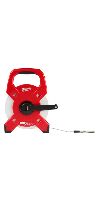 Milwaukee 48-22-5310 100m/330' Fiberglass Open Reel Long Tape