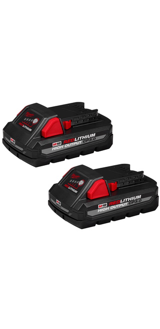Milwaukee 48-11-1837 M18 REDLITHIUM HIGH OUTPUT CP3.0 Battery 2 Pack