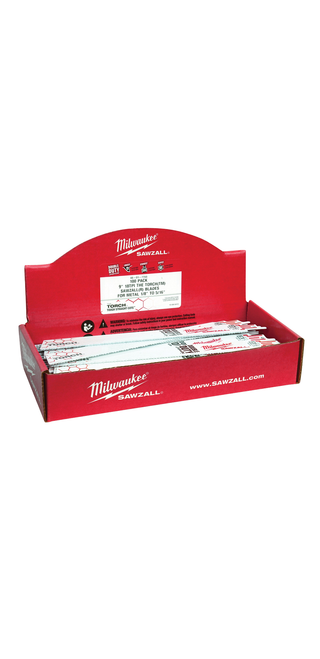 Milwaukee 48-01-7713 9 in. 10 TPI THE TORCH SAWZALL Blades-Bulk 100