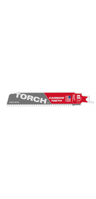 Milwaukee 48-00-5201 6" 8TPI The TORCH Carbide Teeth SAWZALL Blade 1PK