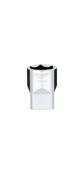Milwaukee 45-34-9105 1/2 in. Drive 13/16 in. SAE 6-Point Socket with FOUR FLAT Sides