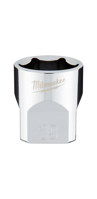 Milwaukee 45-34-9089 3/8 in. Drive 19mm Metric 6-Point Socket