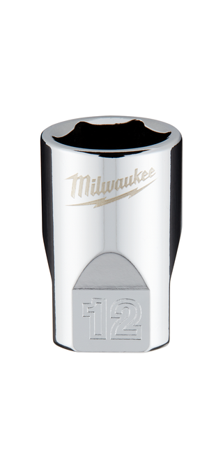 Milwaukee 45-34-9038 1/4 in. Drive 12mm Metric 6-Point Socket