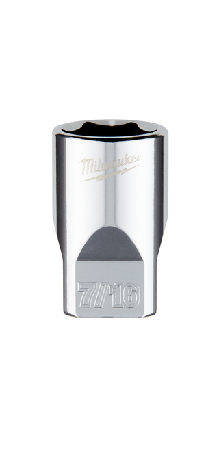 Milwaukee 45-34-9008 1/4 in. Drive 7/16 in. SAE 6-Point Socket
